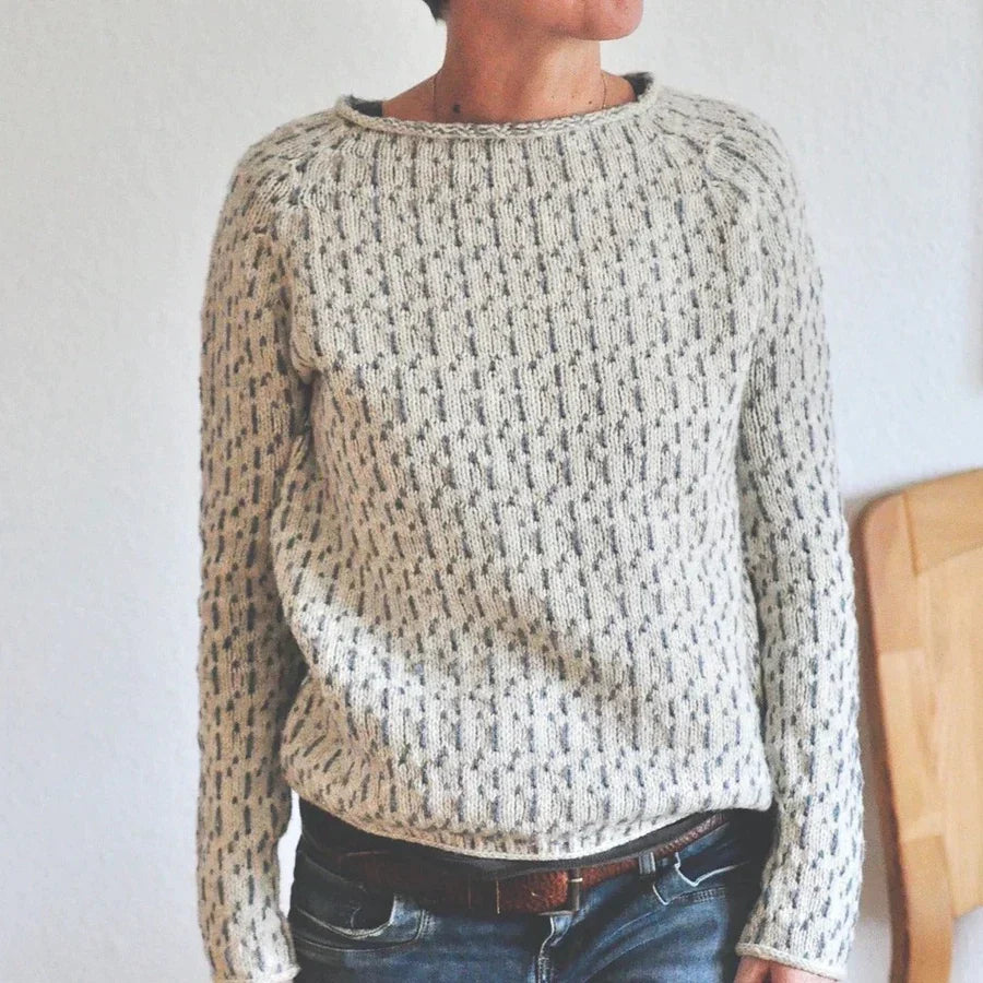 Aimee | Chique Grijze Trui