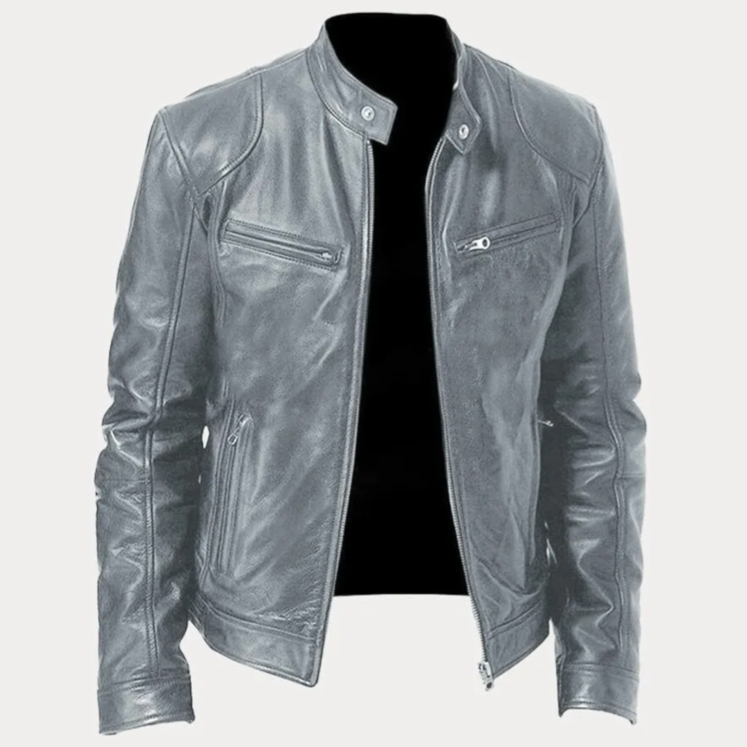 Steven | Leren jas