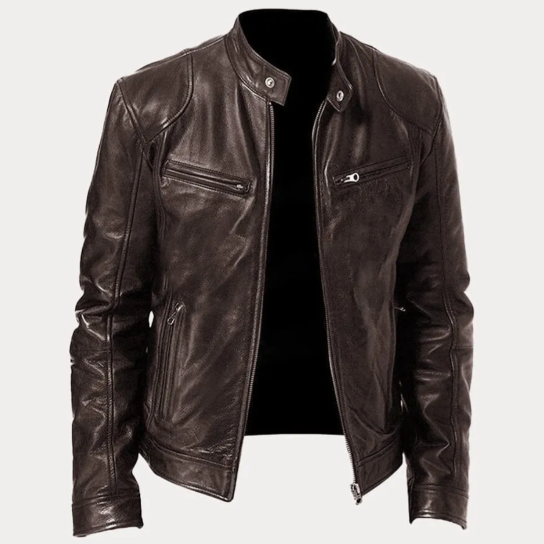 Steven | Leren jas