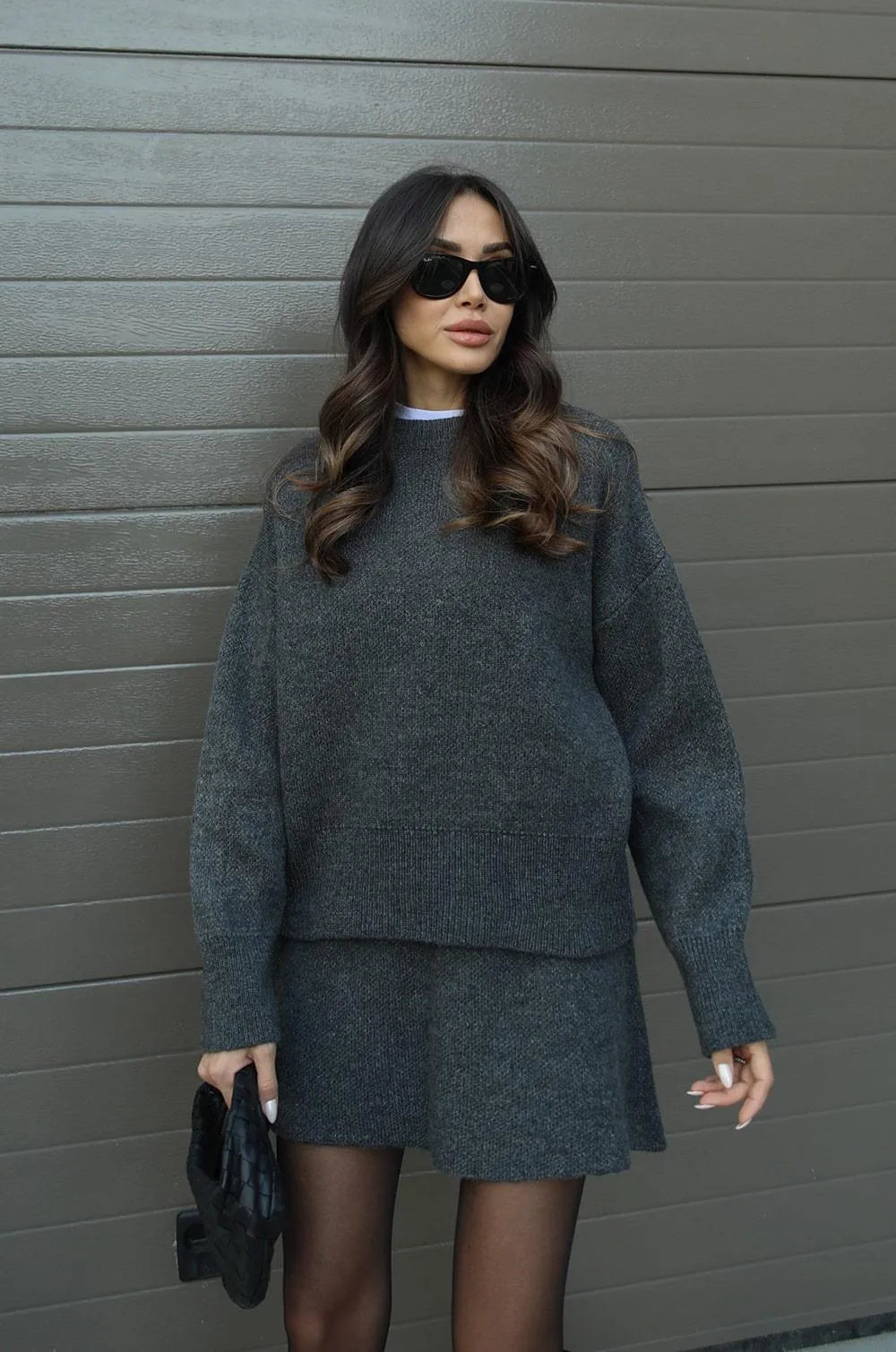 Erica | Gebreide Set (Top + Rok)