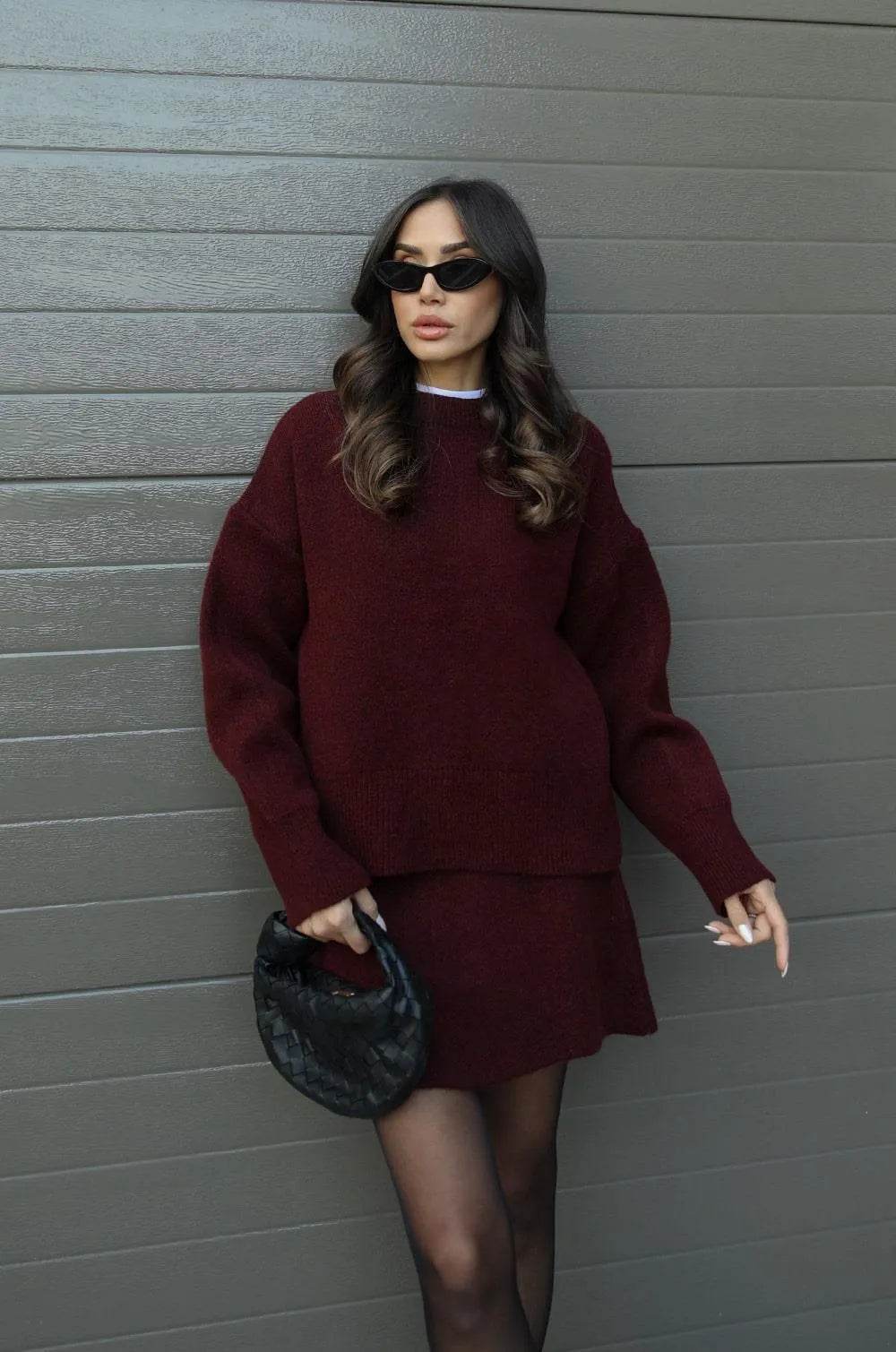 Erica | Gebreide Set (Top + Rok)