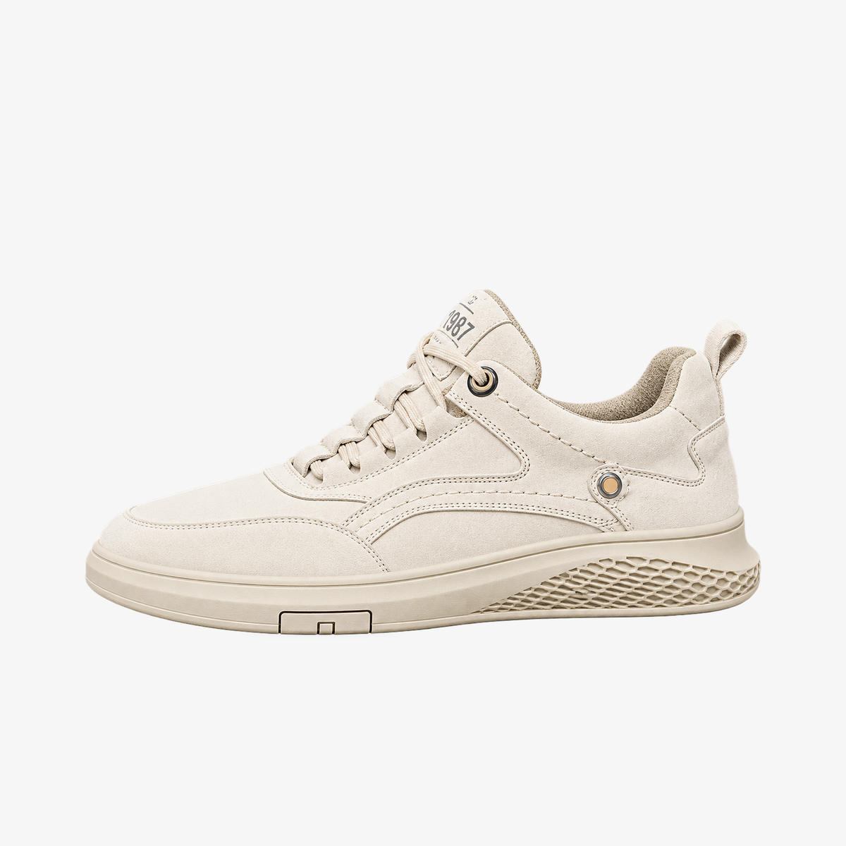 Ficke mocassneakers in zand