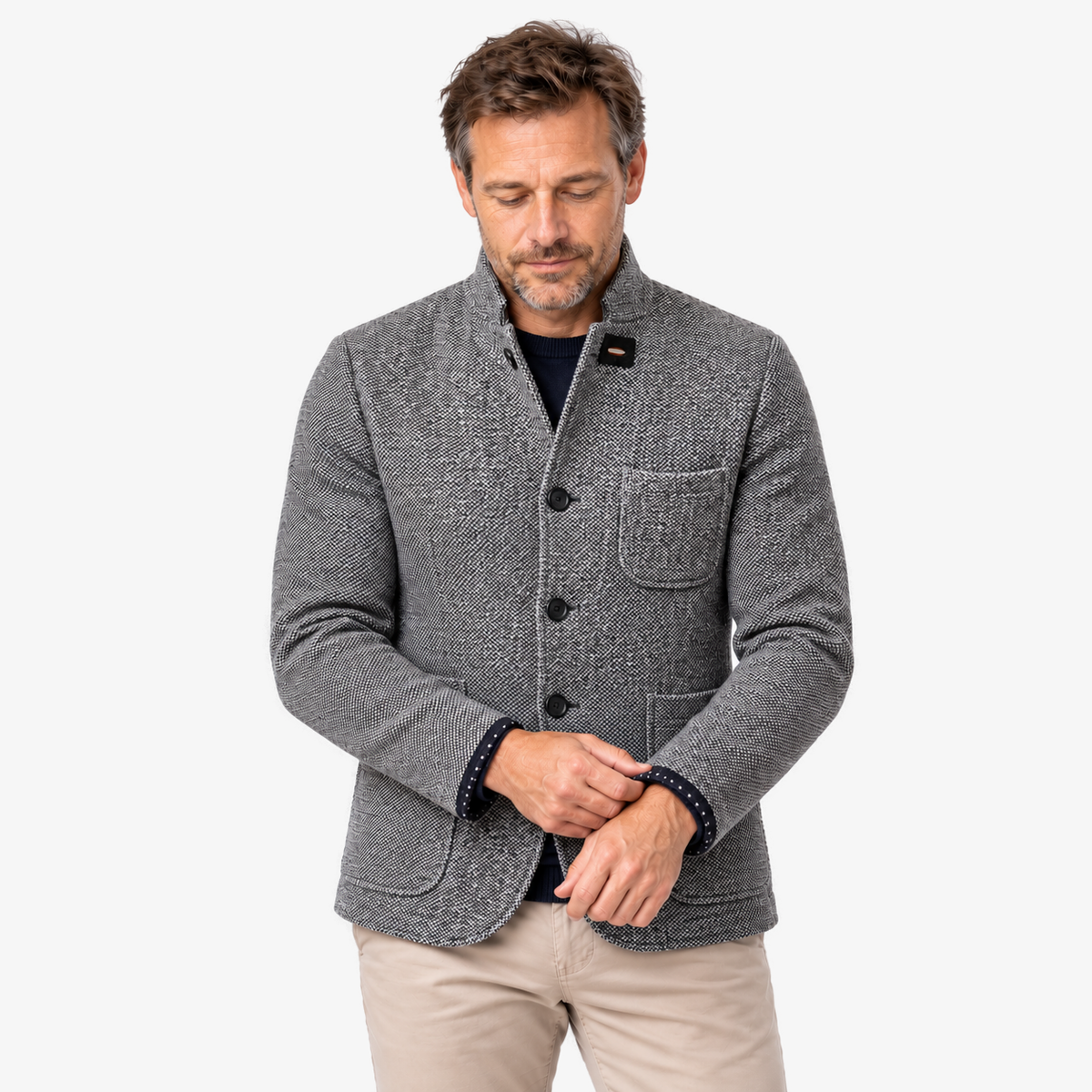 Lorens Prescott blazer in grijs
