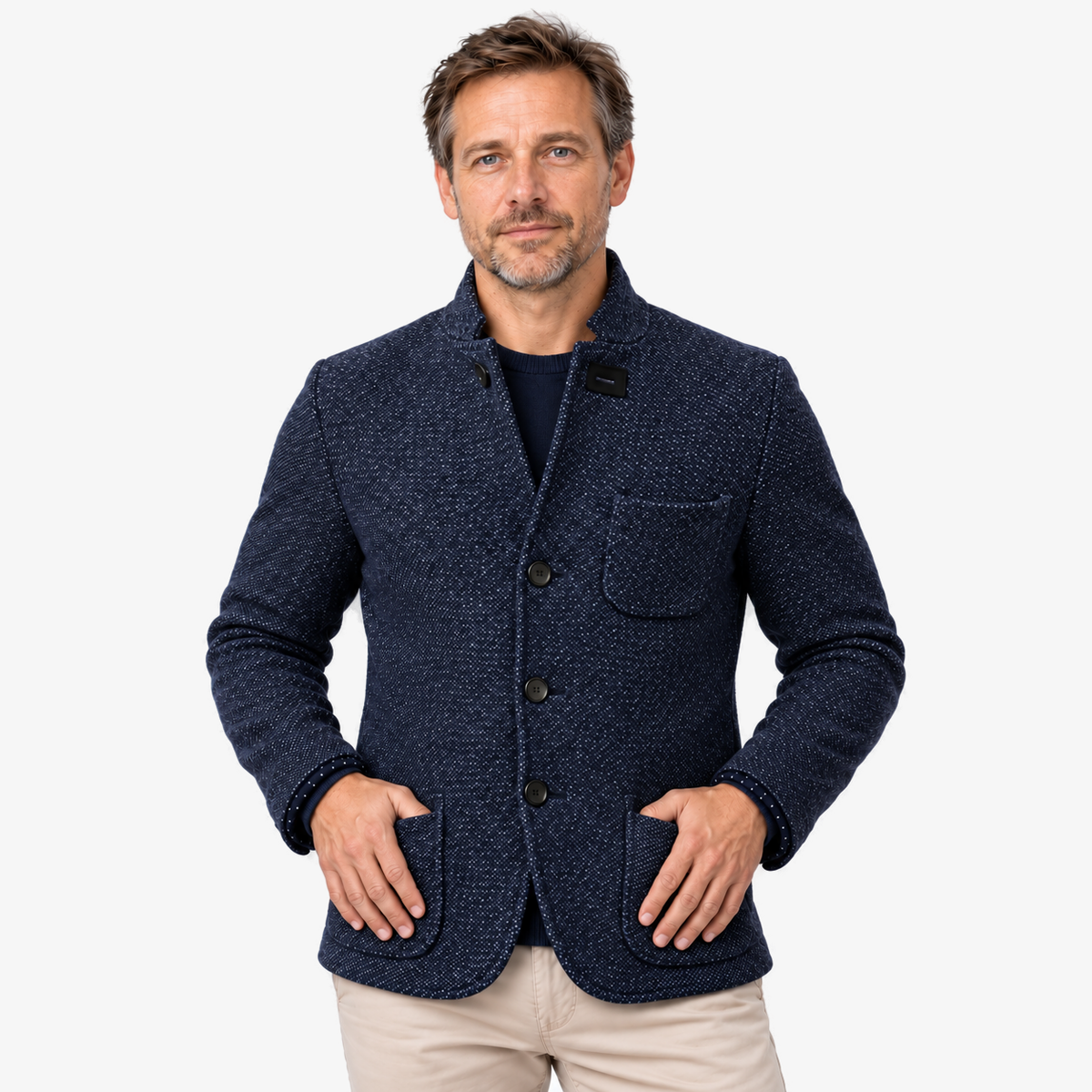 Lorens Prescott blazer in marineblauw