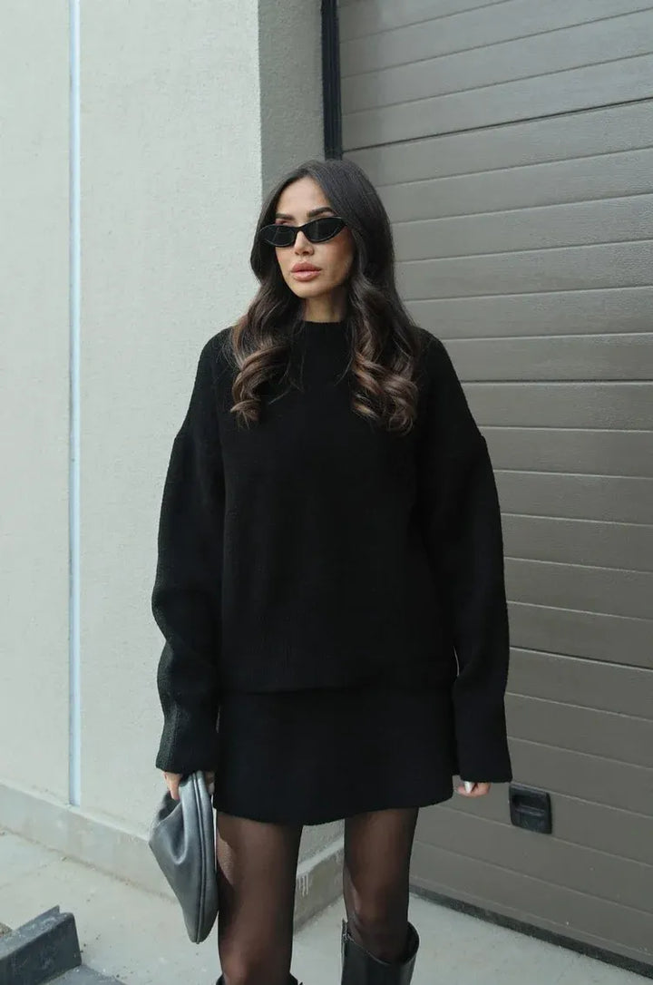 Erica | Gebreide Set (Top + Rok)
