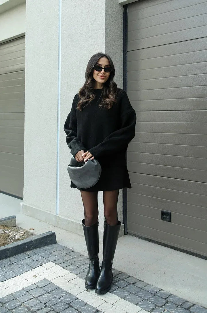 Erica | Gebreide Set (Top + Rok)