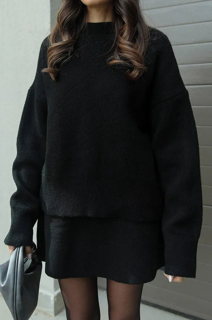 Erica | Gebreide Set (Top + Rok)
